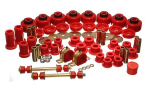 Chevrolet Silverado Bushing Kit - Energy Suspension - Hyper-Flex System - Red - `01-`06